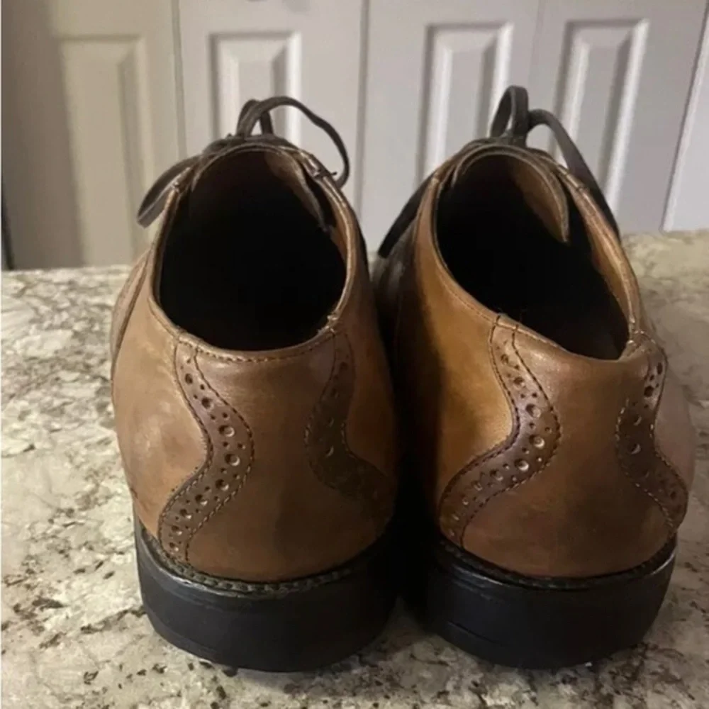 Allen Edmonds Corporate Casuals Oxfords Leather Shoes Cap Toe Size 9.5D‎